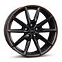 Borbet LX18 Black Matt Rim Copper